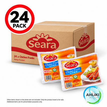SEARA Chicken Frankfurts Sausages 340g x 24PACK