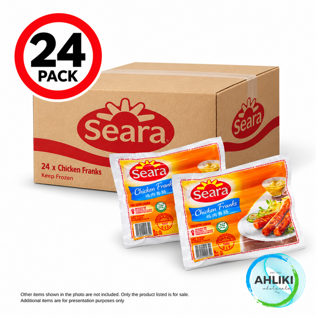 SEARA Chicken Frankfurts Sausages 340g x 24PACK
