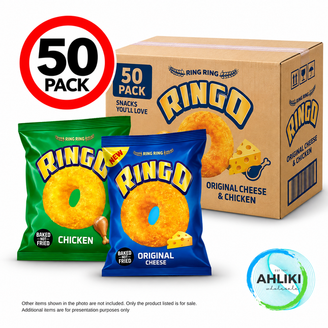 Ringo Cheese Snacks Full Case 20g x 50 ]