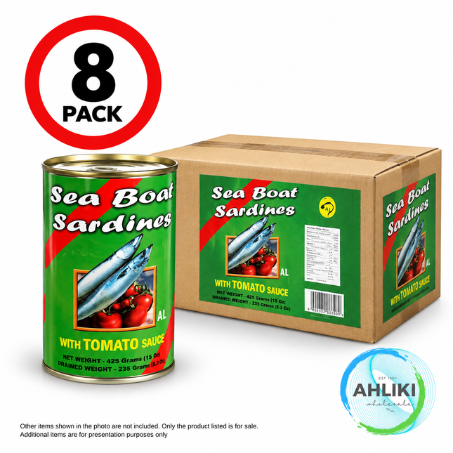 Seaboat/Three Star T/Sauce 8x425g