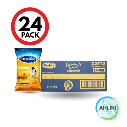 Bluebird Potato Chips Small Packet Pick a Flavour 24PACK x 40g "PICKUP FROM AH LIKI WHOLESALE"