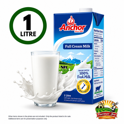 Anchor Milk 1L Full Cream "PICKUP FROM FARMER JOE SUPERMARKET VAITELE ONLY"