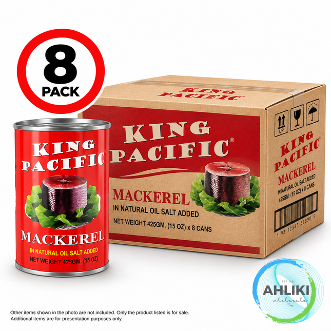 King Pacific Natural Oil Pusa Elegi 8PACK x 425g