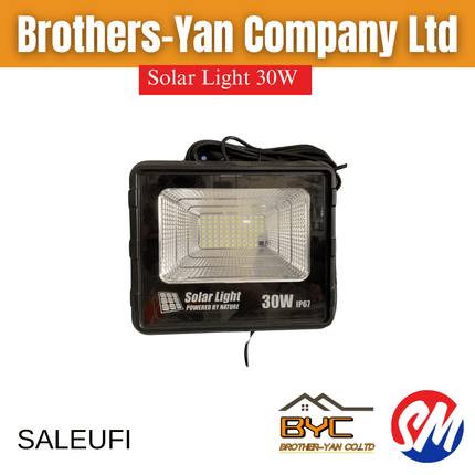 Solar Light 30W - "PICKUP AT BROTHERS YAN UPOLU & SAVAII" - Samoamarket.com