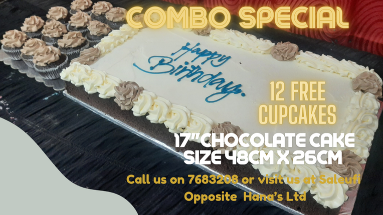 Combo Special $135 SAT (24HRS NOTICE REQUIRED, PICKUP UPOLU ONLY) - "PICK UP FROM TERI'S CAKE"