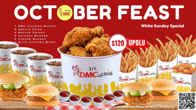 October Feast Combos (White Sunday Special) "PICKUP FROM DMC VAILOA, MOTOOTUA OR FUGALEI"