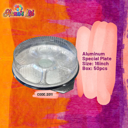 Aluminum Special Plate Size: 16inch Box:50pcs "PICK UP AT HANA'S LIMITED TAUFUSI" Faalavelave Hana's Limited 