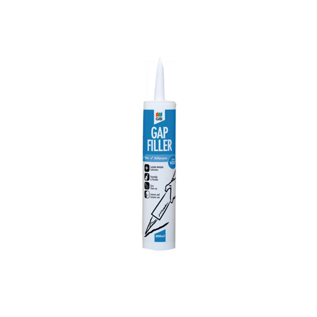 GAP FILLER SEALANT M PURPOSE WHITE 300ml GIB Bluebird Lumber 