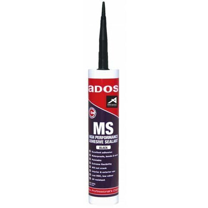 SEALANT MS HIGH PERFORMANCE 400g BLACK ADOS - Substitute if sold out "PICKUP FROM BLUEBIRD LUMBER & HARDWARE" Bluebird Lumber 