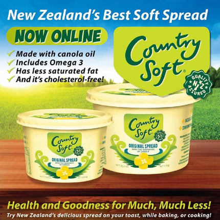 Anchor Country Soft Spread 1kg 3PACK (41210) "PICKUP FROM AH LIKI WHOLESALE" - Samoamarket.com