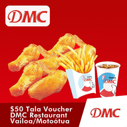 DMC Upolu - Vailoa, Moto'otua or Fugalei WS$50 Tala Meal Voucher - Samoamarket.com