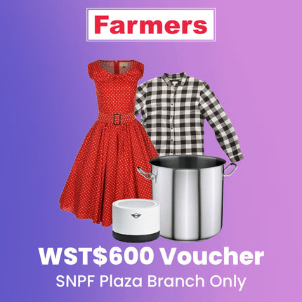 Farmers Voucher - "PICKUP FROM FARMERS SNPF PLAZA ONLY" - Samoamarket.com