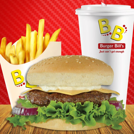 Large Cheese Burger Meal with Large Drink