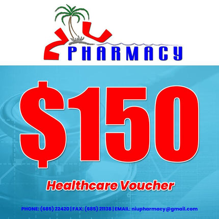 Niu Pharmacy Gift Shop & Healthcare WS$150Tala Voucher (REDEEM AT NIU PHARMACY, SALEUFI) - Samoamarket.com