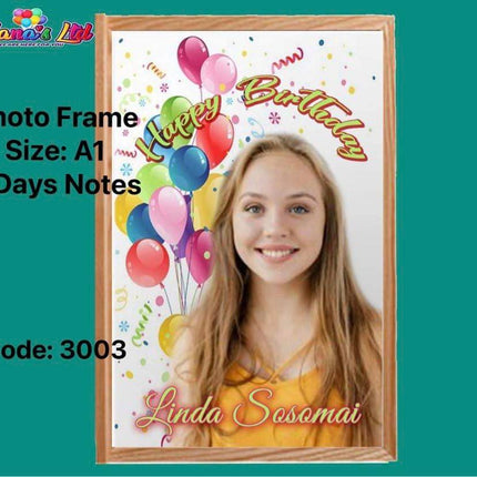 Photo Frame Size A1 5 Days Notes "PICK UP AT HANA'S LIMITED TAUFUSI" - Samoamarket.com