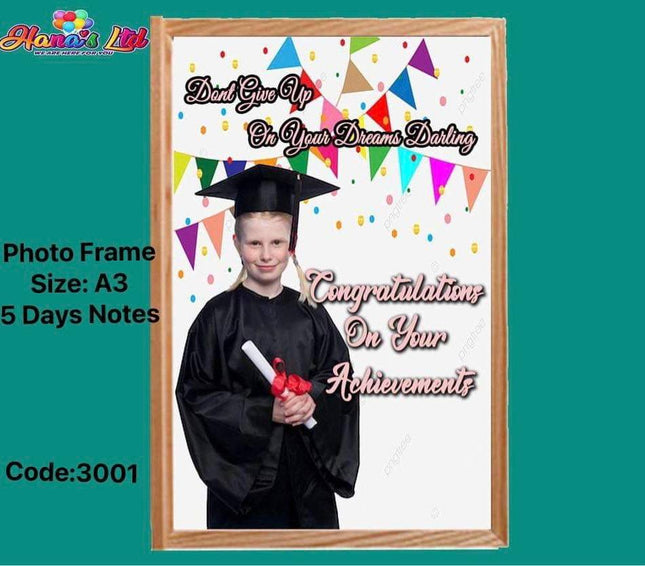 Photo Frame Size A3 5 Days Notes "PICK UP AT HANA'S LIMITED TAUFUSI" - Samoamarket.com