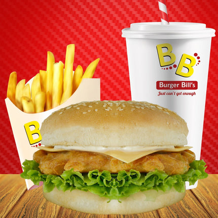 Small Chicken Burger Meal