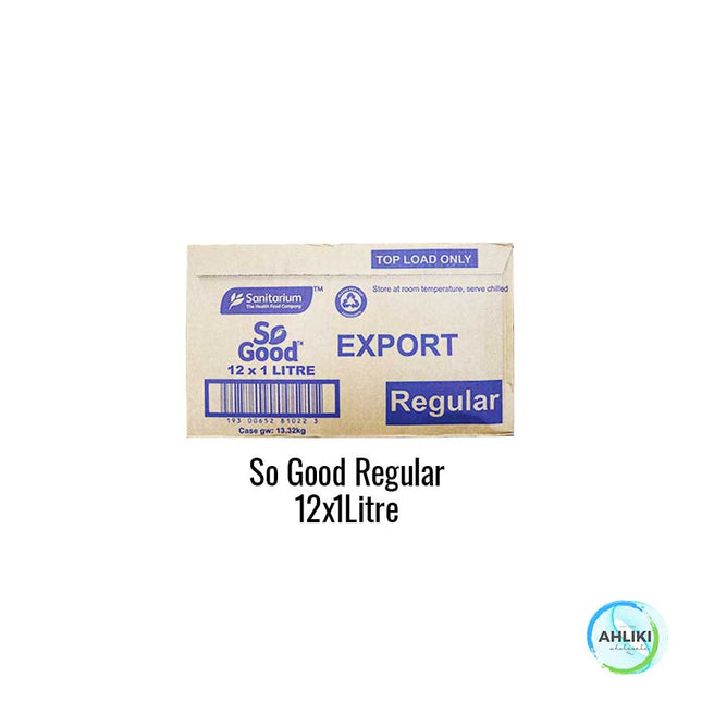 So Good Regular 12 By 1 Litre (5109140) [SORRY, SOLD OUT] "PICKUP FROM AH LIKI WHOLESALE" - Samoamarket.com
