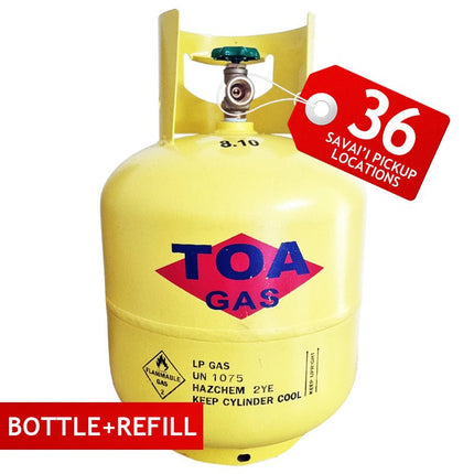 Toa Gas 9Kg Gas Bottle + Refill - For customers that DO NOT have an empty Gas Bottle - Samoamarket.com